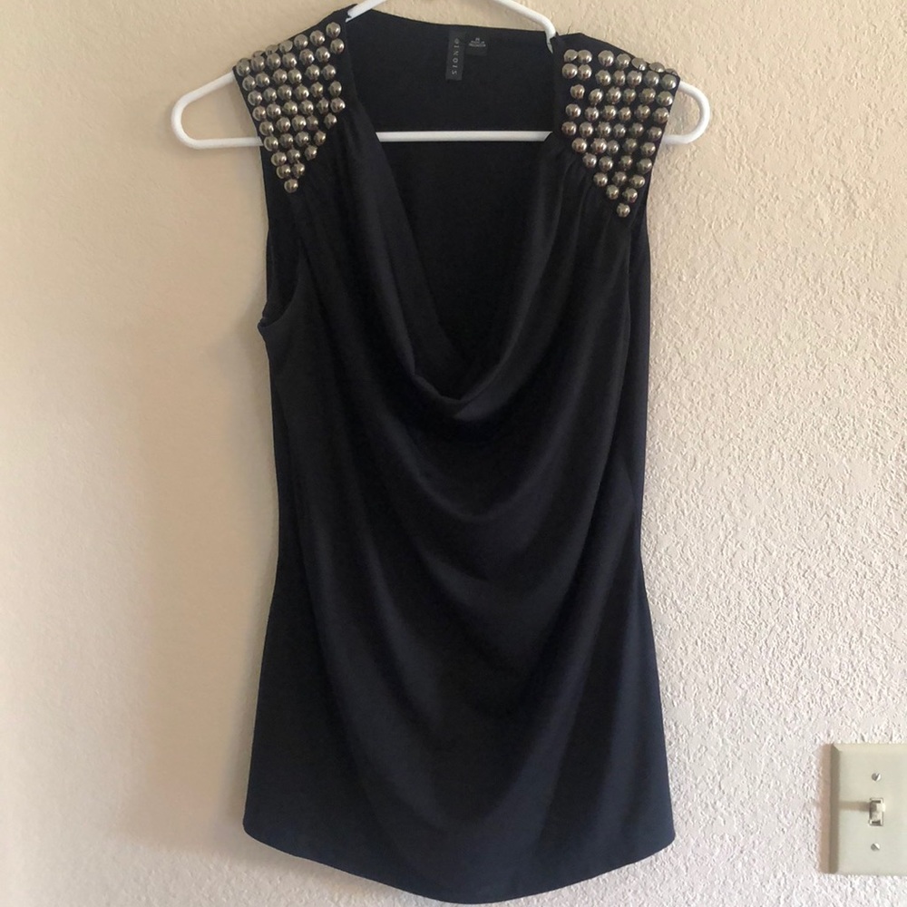 Black tank top